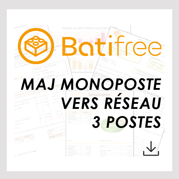 Mise à jour monoposte vers réseau 3 postes